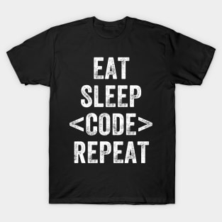 Eat Sleep Code repeat T-Shirt